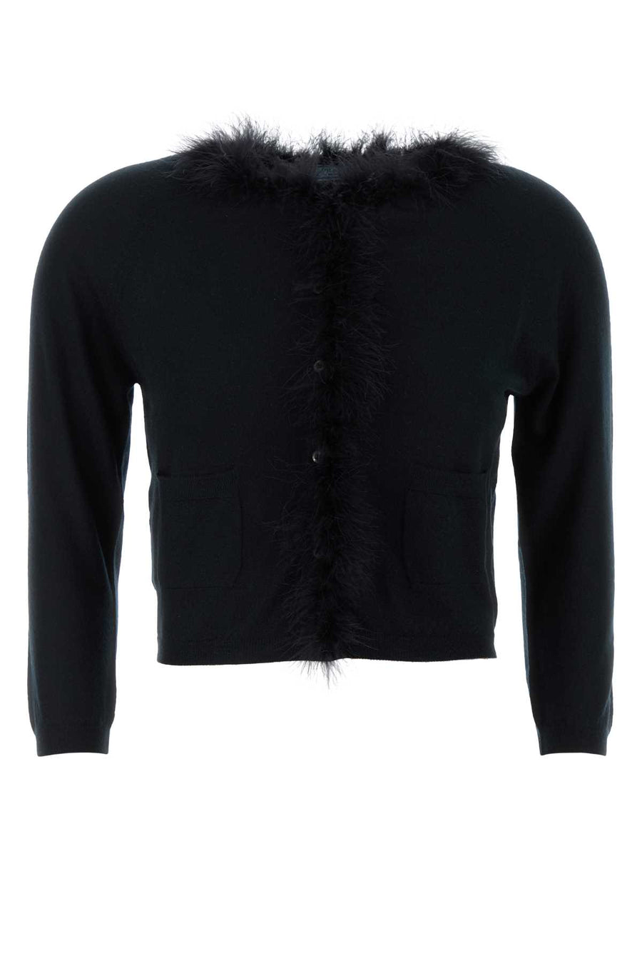 Prada 100% Cashmere cardigan in black