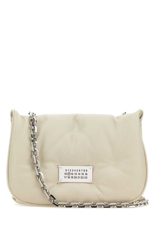 Maison Margiela Sheep nappa leather body crossbody bag in beige