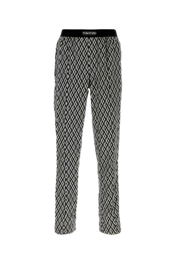 Tom Ford Trousers 93% Silk trousers in black