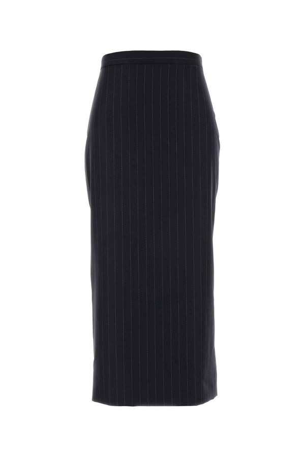 Givenchy Exterior: 100% Virgin wool; Lining: 73% Acetate skirt in navy