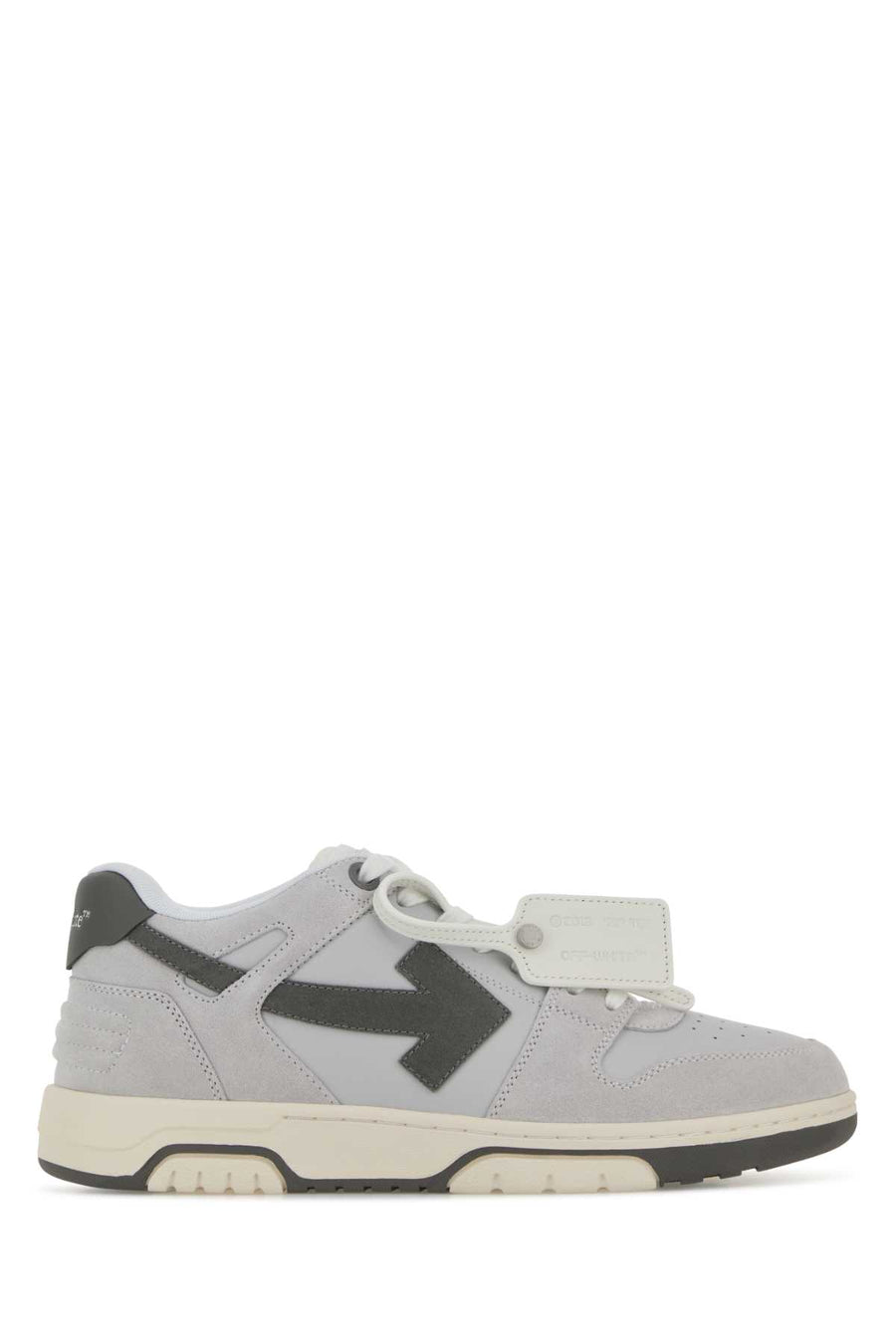 Off-White Office Exterior: 100% Leather sneaker in gray