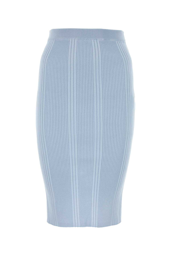 Bottega Veneta Azzurra 100% Cotton skirt in blue