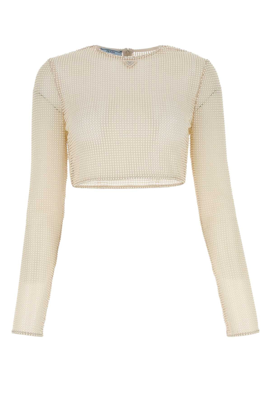 Prada 64% Polyester sweater in white
