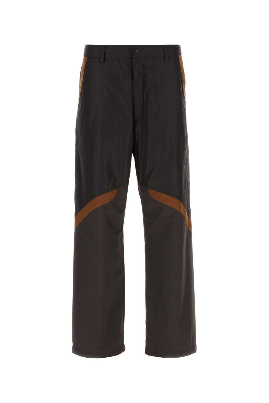 Moncler 100% Nylon trousers in gray