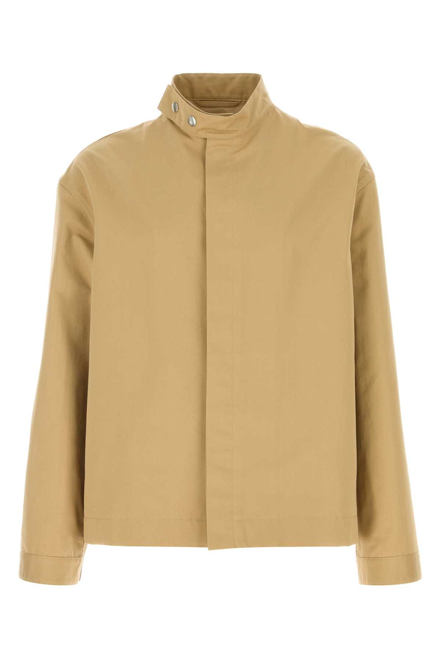 Jil Sander Exterior: 86% Cotton jacket in beige