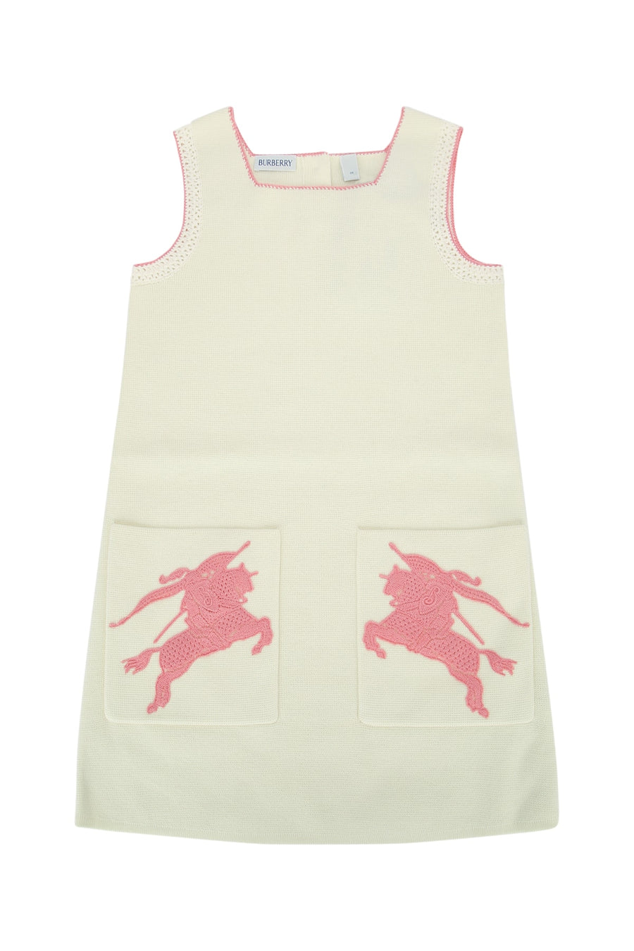 Burberry Jr Giselle 100% Cotton dress in white