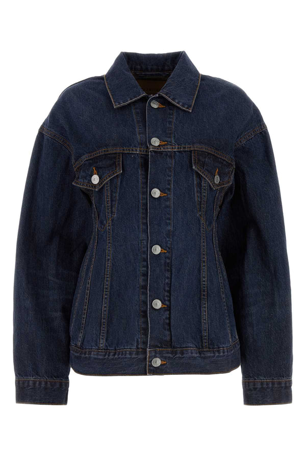 Balenciaga 61% Cotton jacket in navy
