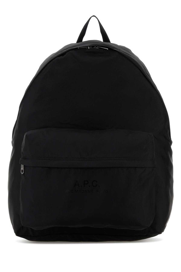 A.P.C. Backstage 100% Nylon backpack in black