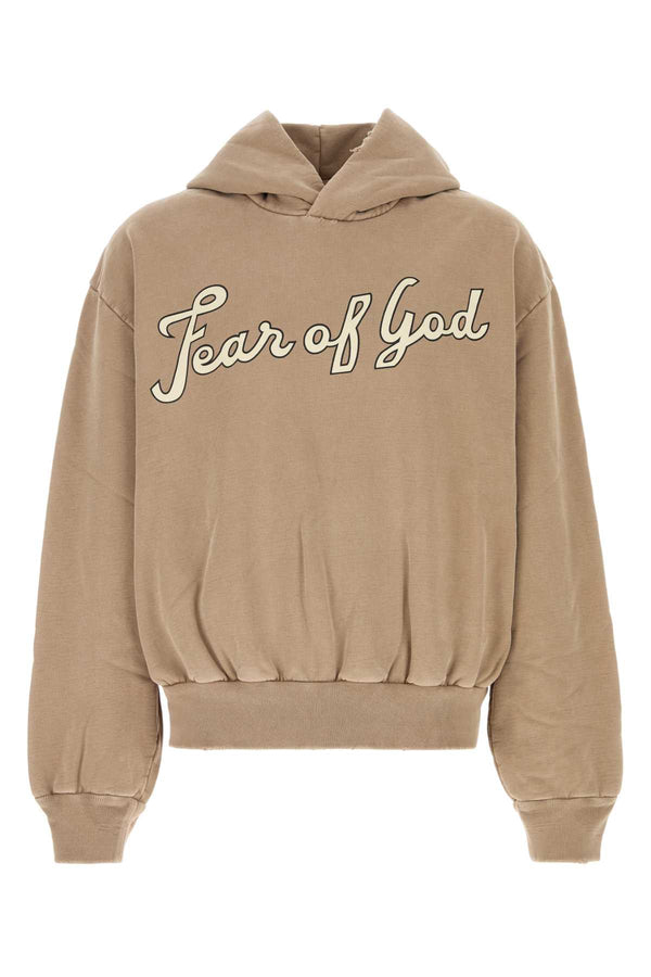 Fear Of God Classic 100% Cotton hoodie in beige