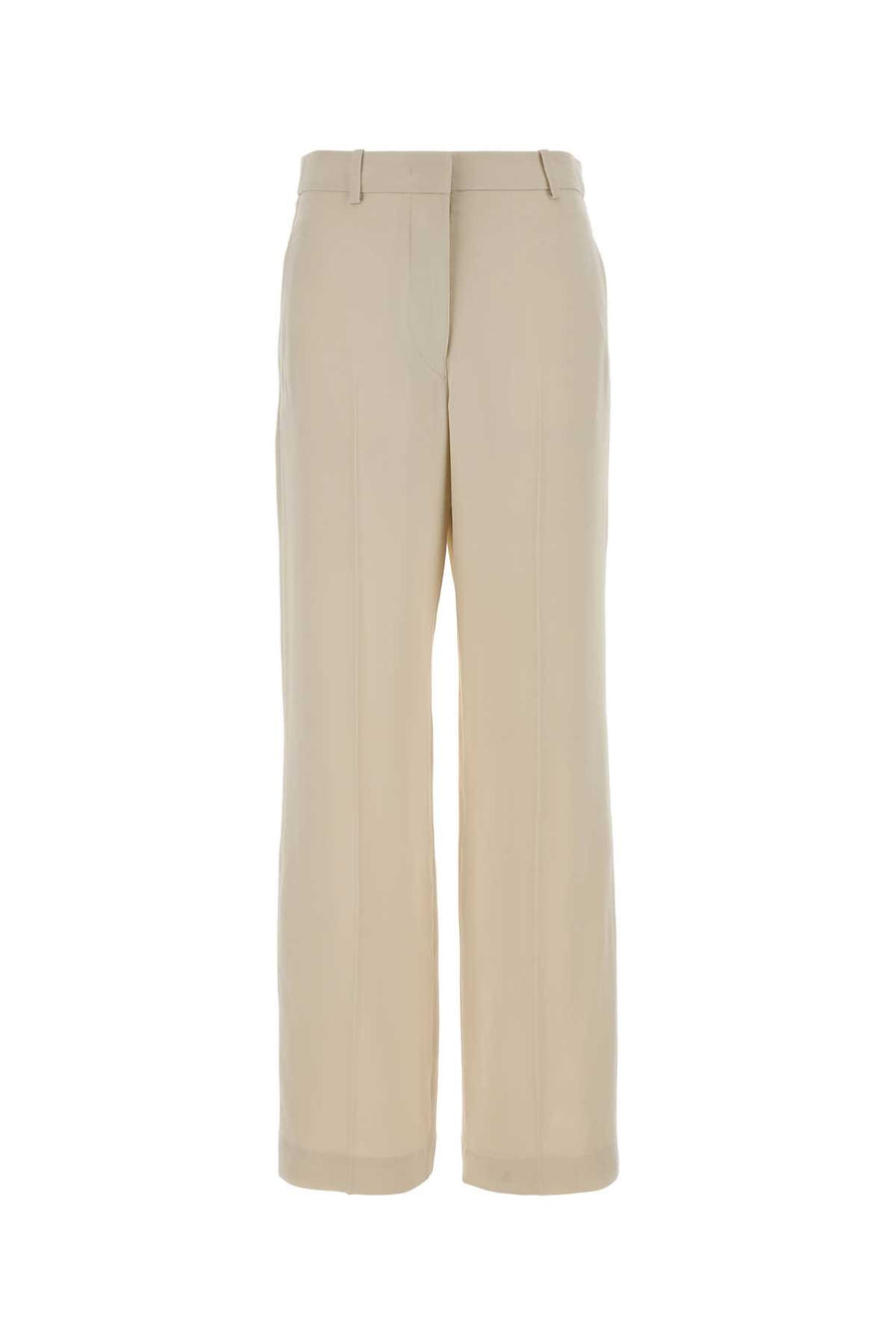 Isabel Marant 65% acetate 35% silk trousers in beige