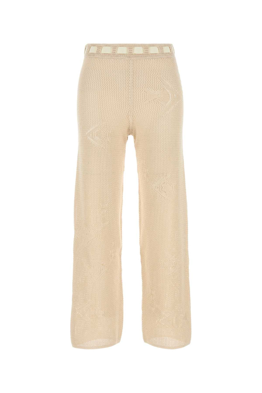 Bode 100% Cotton trousers in beige