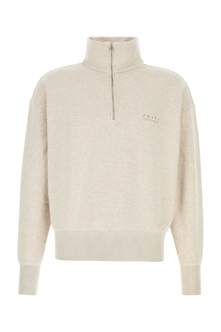 Prada 100% Cotton sweatshirt in beige