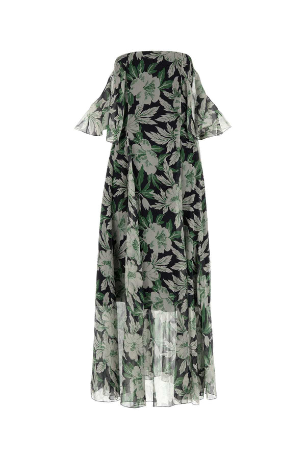 Loewe Exterior: 100% Silk dress in multicolor