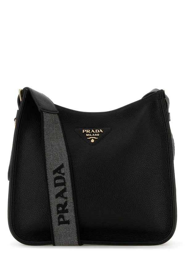 Prada 100% Vitello shoulder bag in black