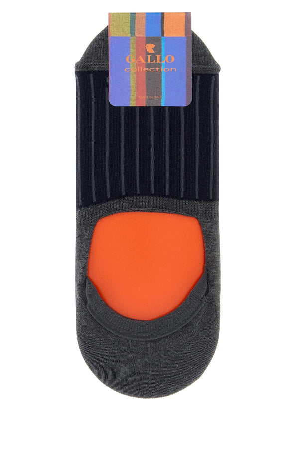 Gallo Mezza 76% Cotton 22% Nylon 2% Elastane socks in gray