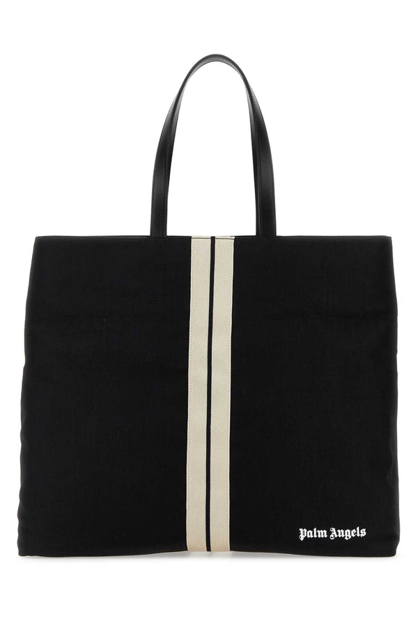 Palm Angels Exterior: 100% Fabric tote bag in black
