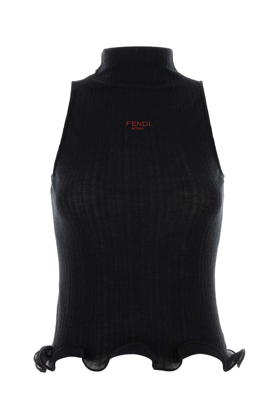 Fendi Fendi 100% Cotton tank top in black