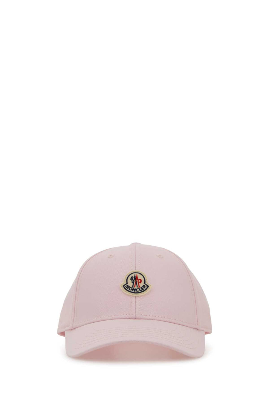 Moncler BASEBALL 100% Cotton baseball cap in pink