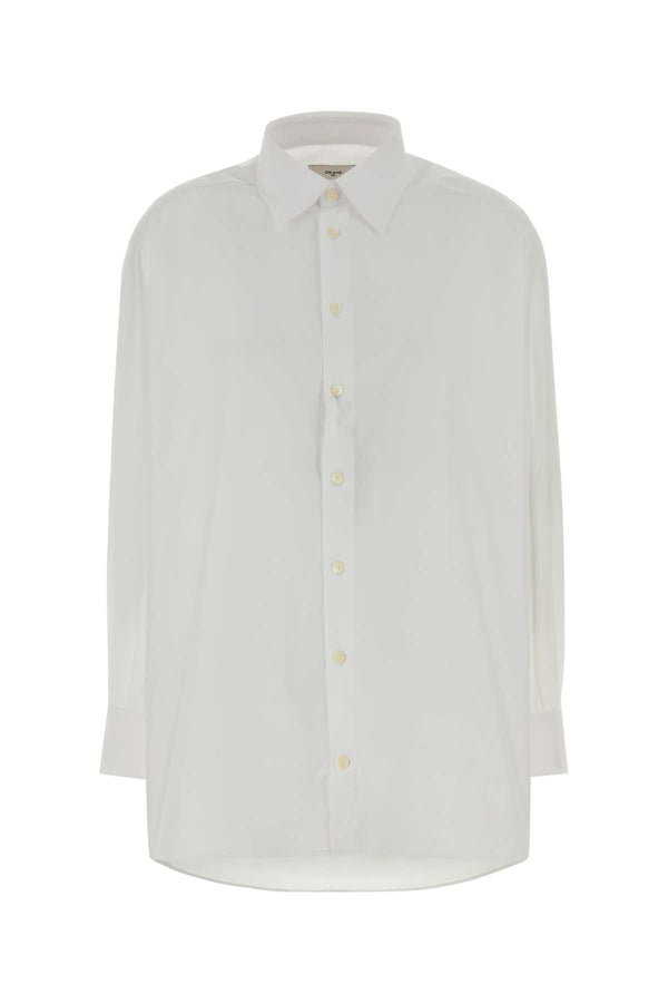 Oriane Boyfriend 100% Cotton shirt in white