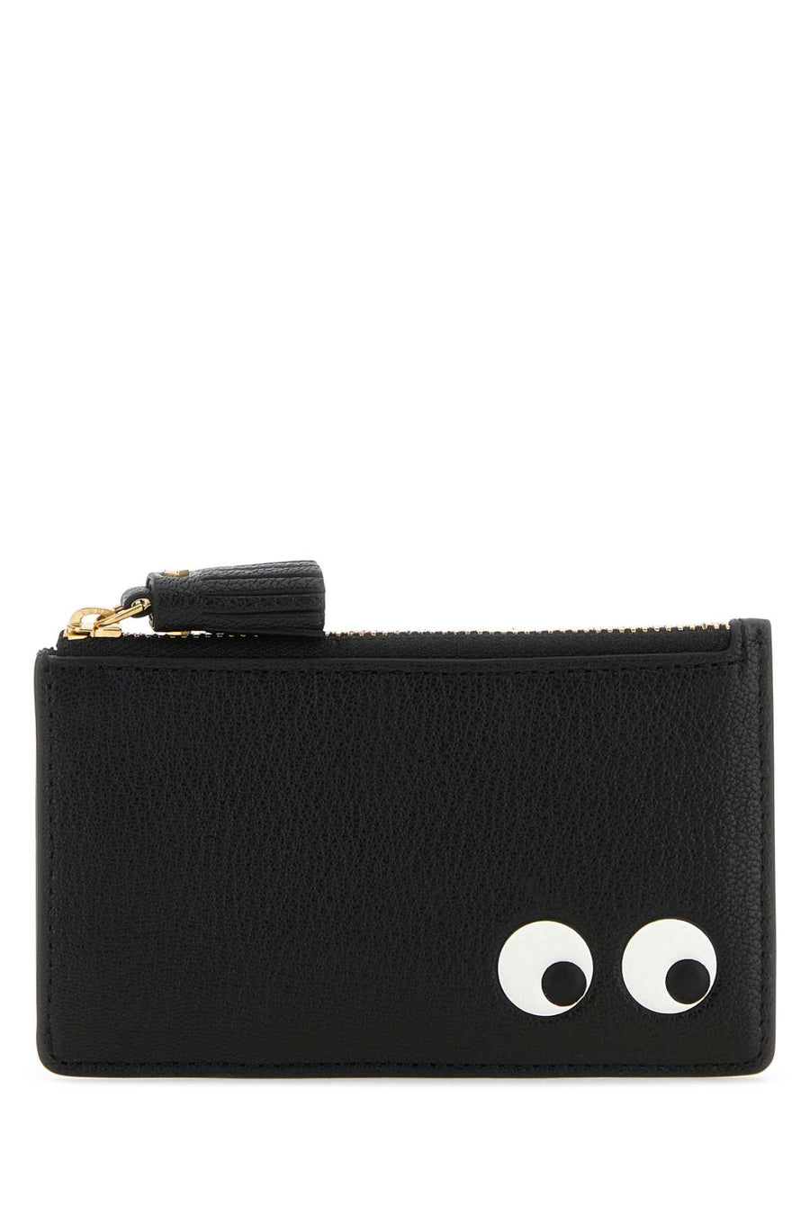 Anya Hindmarch Card Exterior: 100% Leather card case in black