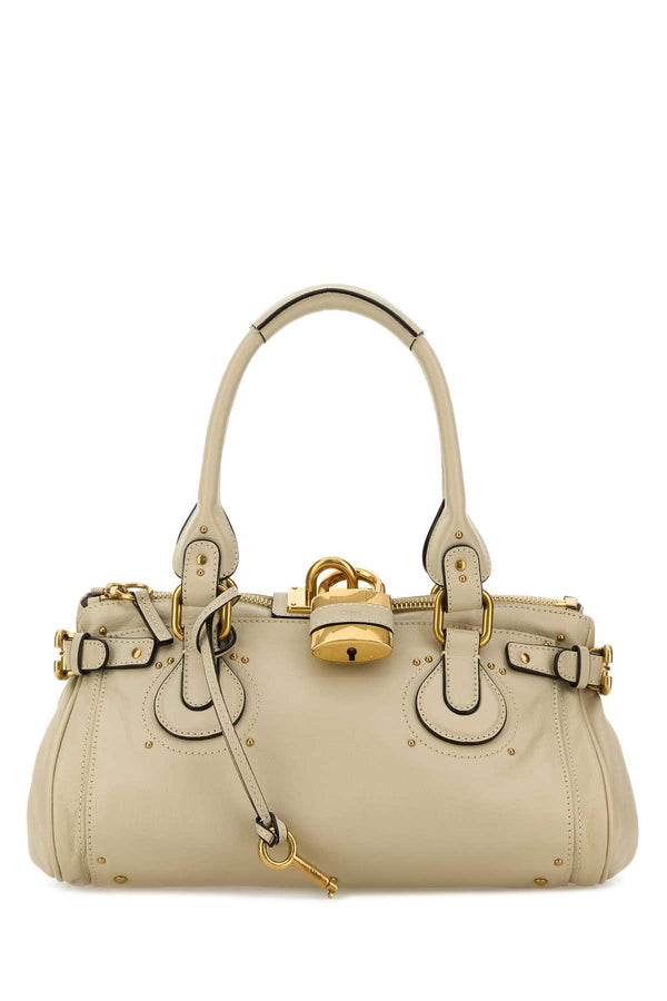 Chloé 100% leather (water buffalo) shoulder bag in beige