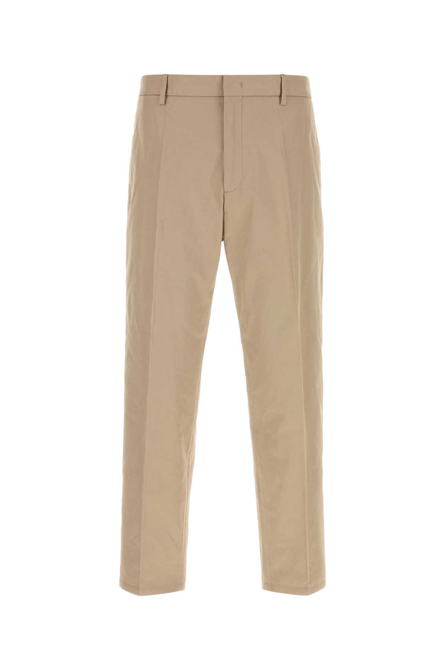 Jil Sander 100% Cotton trousers in beige