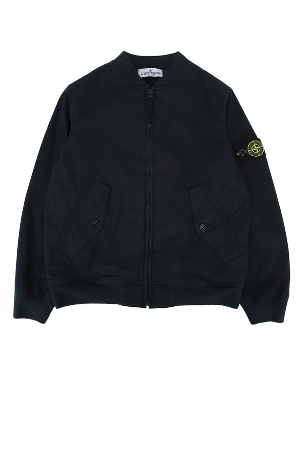 Stone Island Kids 95% cotton jacket in navy