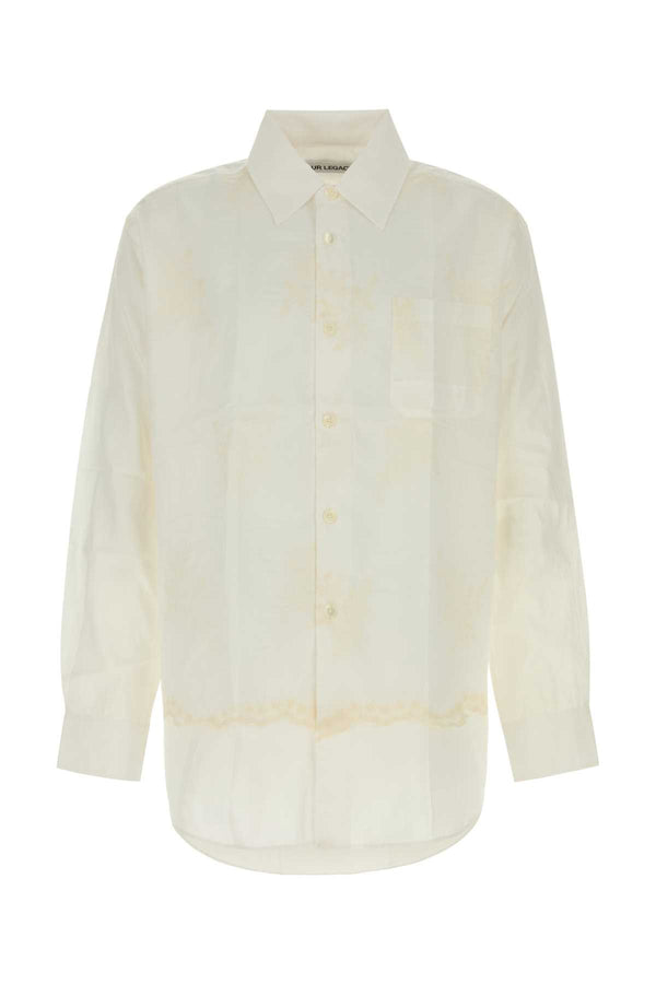 Our Legacy Shirt Exterior 1: 100% Cotton; Exterior 2: 74% Lyocell 26% Polyester shirt in white