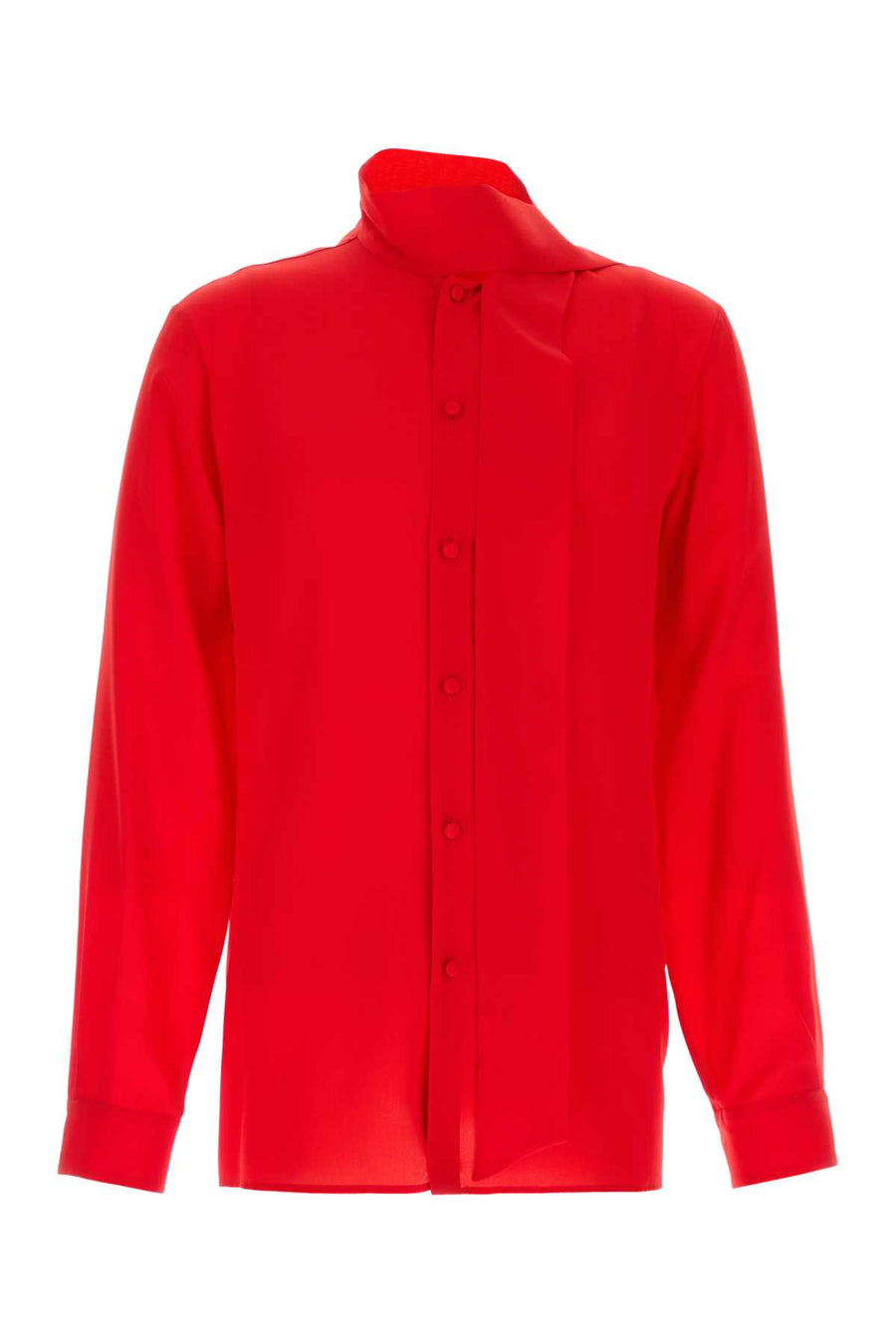 Valentino Garavani Maniche 100% Silk shirt in red