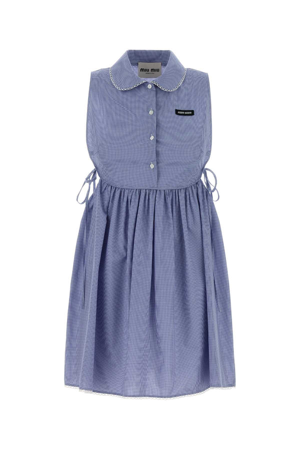 Miu Miu 100% Cotton dress in blue