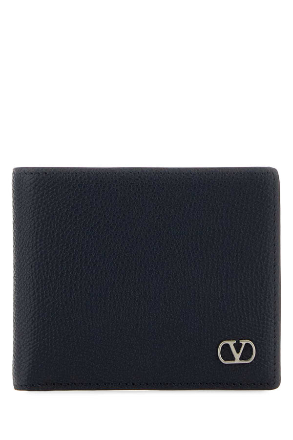 Valentino Garavani Calf leather - Bos Taurus wallet in navy