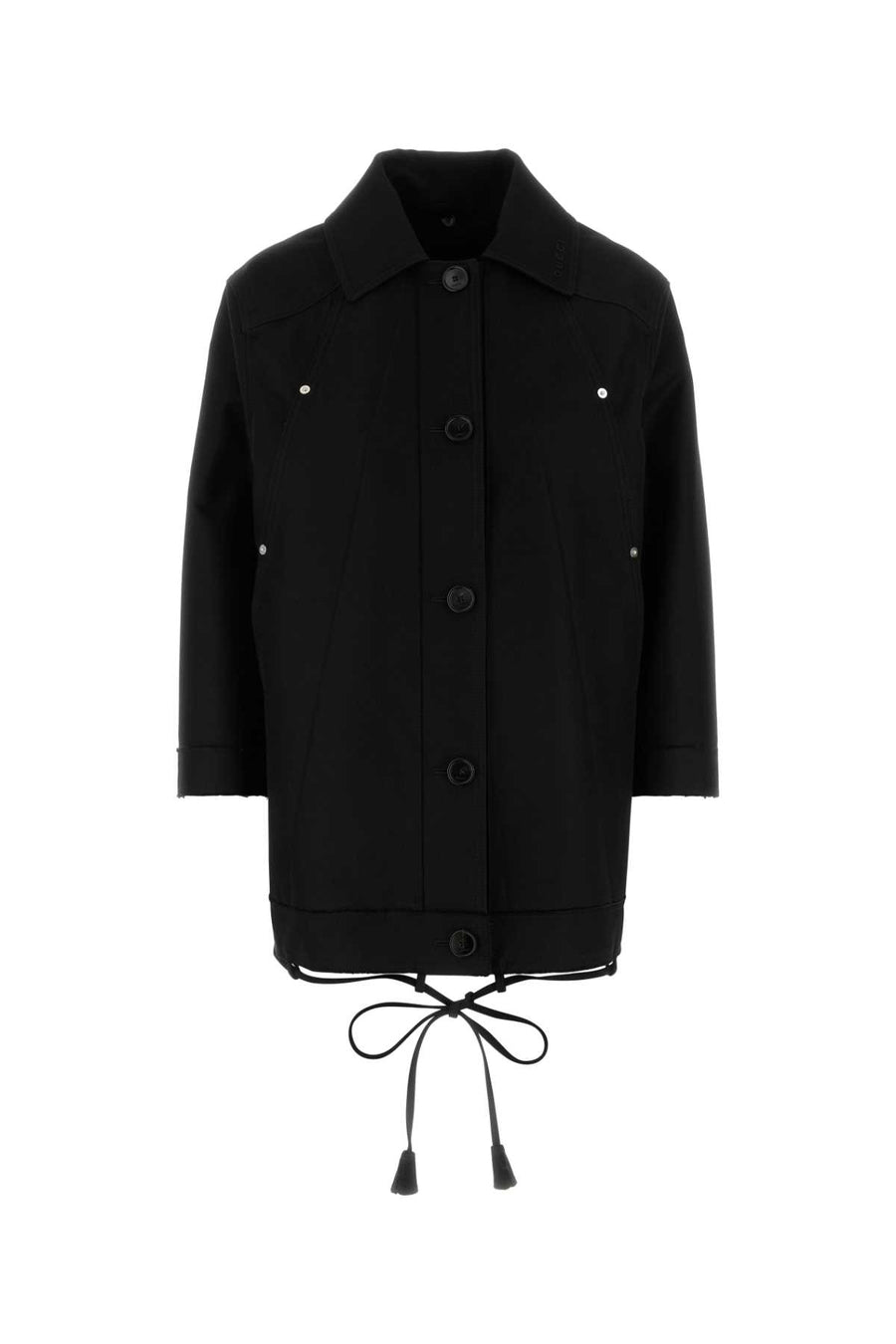 Gucci Heavy Exterior: 100% Cotton jacket in black