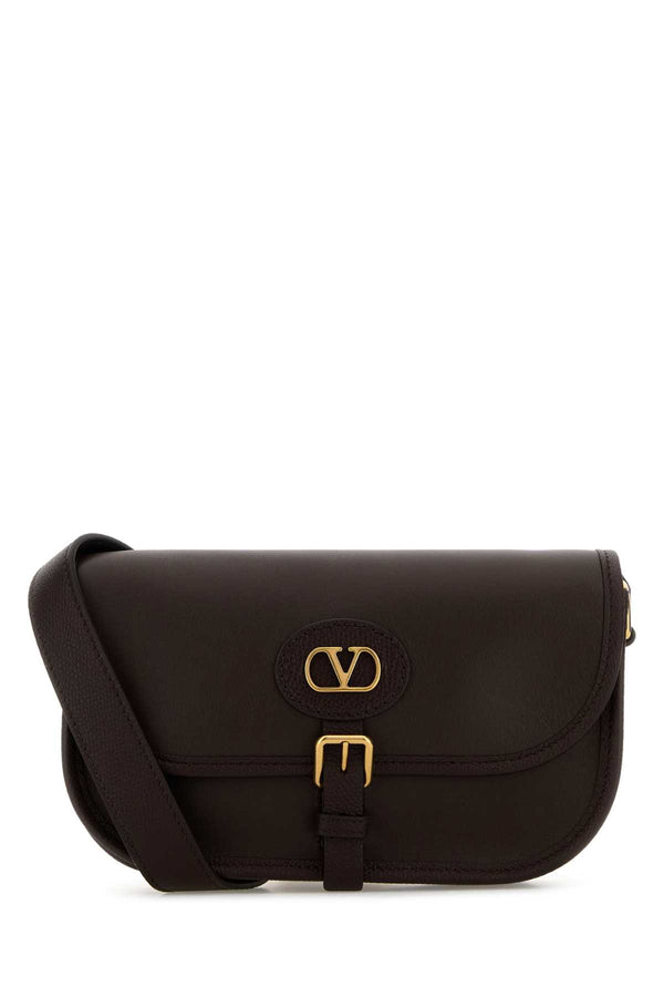 Valentino Garavani Calf leather shoulder bag in brown