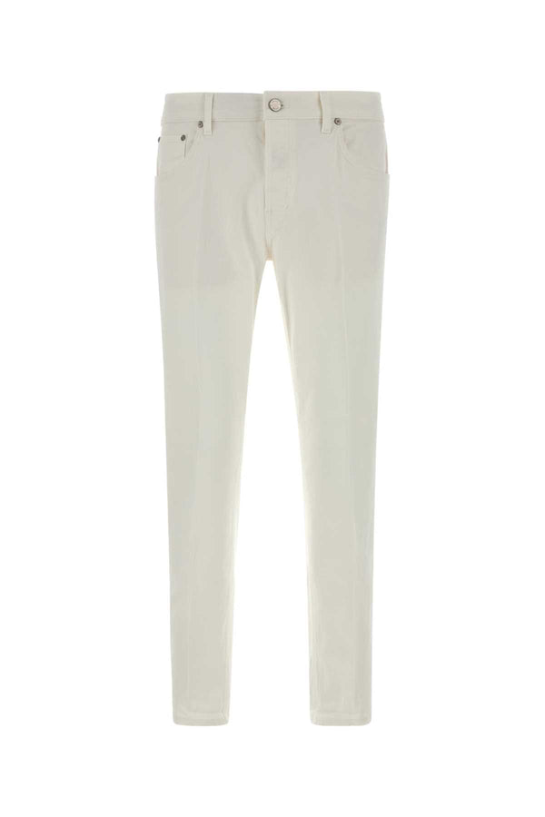 Pt Torino Tasche 98% Cotton jeans in white