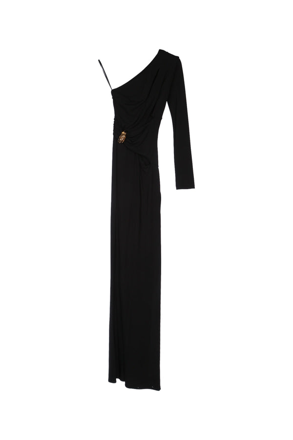 Elisabetta Franchi Lungo 96% Viscose dress in black