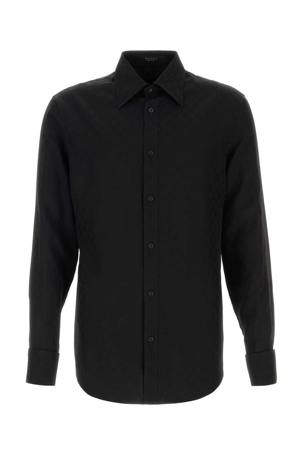 Gucci Shirt Twill shirt in black