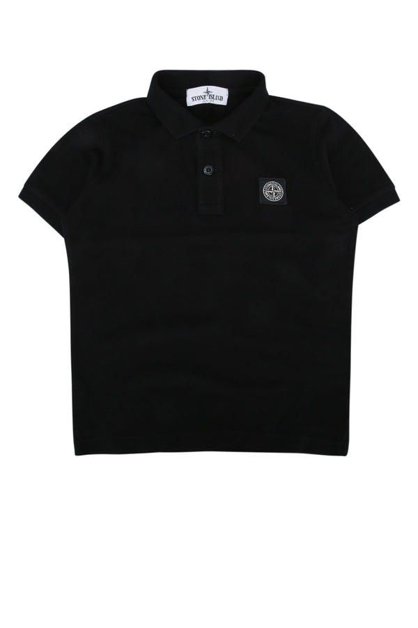 Stone Island Kids Polo 95% Cotton polo in black