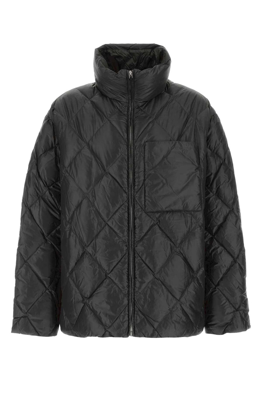 Jil Sander Jacket Exterior: 100% Nylon; Lining: 100% Nylon; Padding: 85% Down down jacket in black
