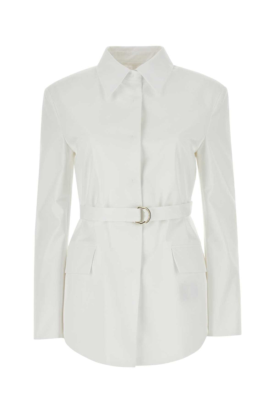 Valentino Garavani 100% Cotton trench coat in white
