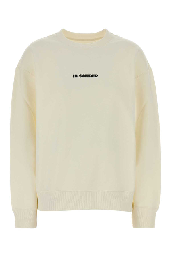 Jil Sander 100% Cotton sweatshirt in beige