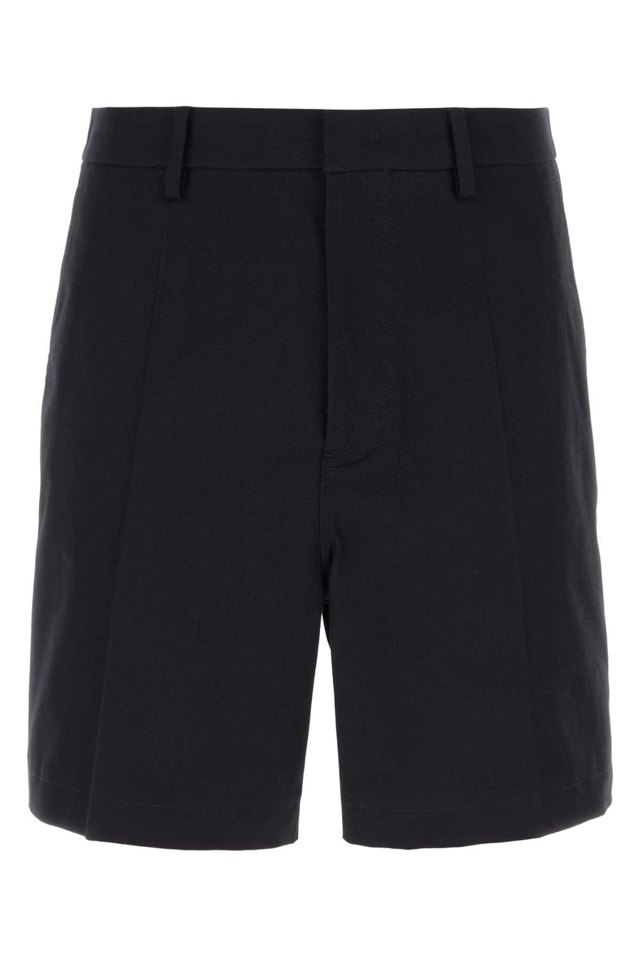 Valentino Garavani 98% Cotton 2% Elastane bermuda shorts in navy