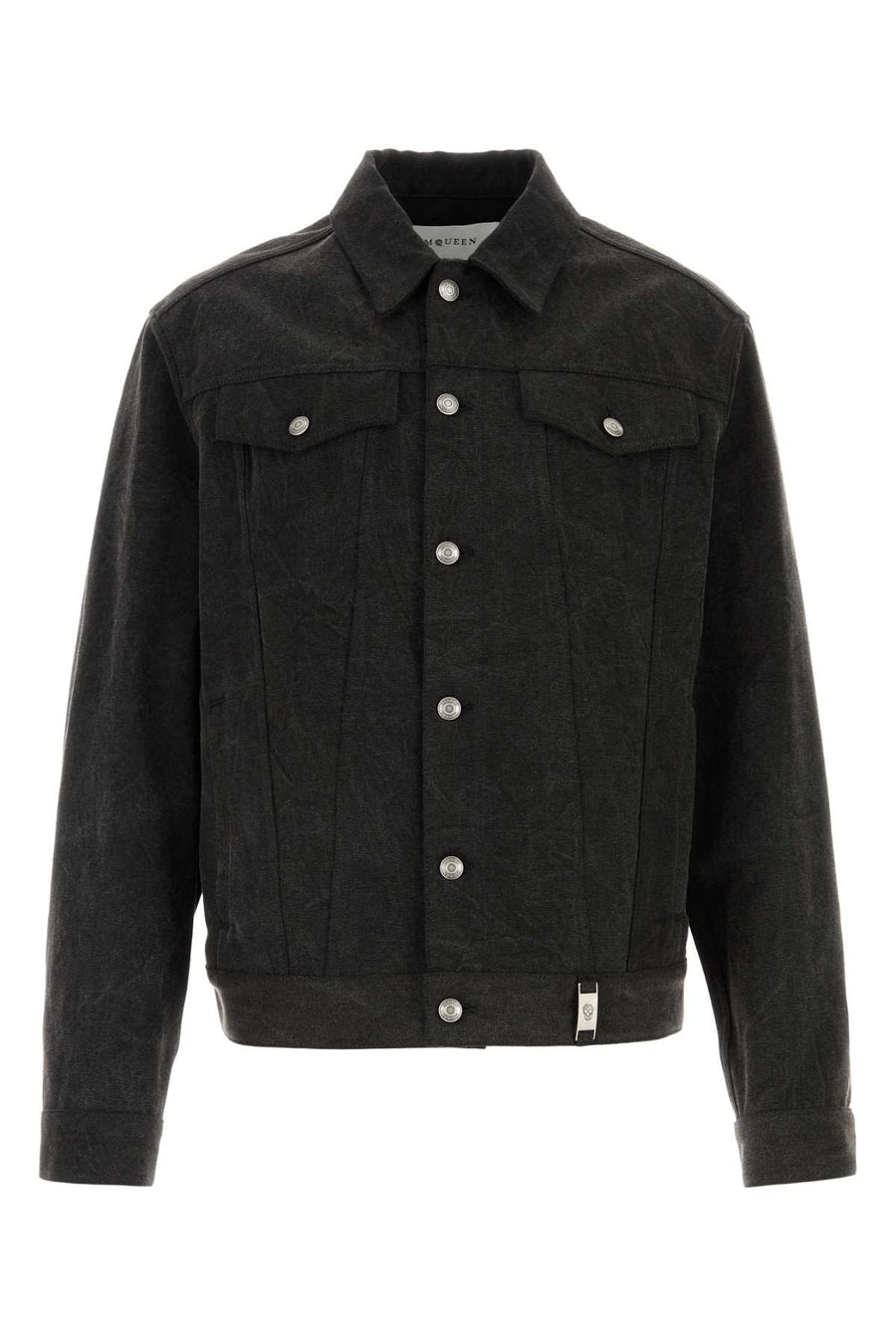 Alexander McQueen Denim 100% Cotton jacket in gray