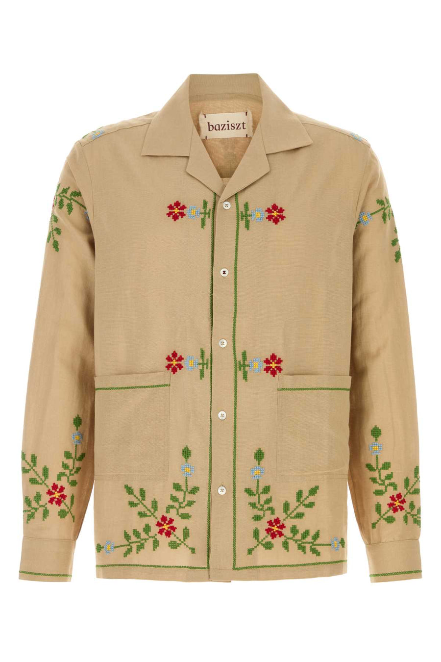 Baziszt Shirt 65% Cotton shirt in beige