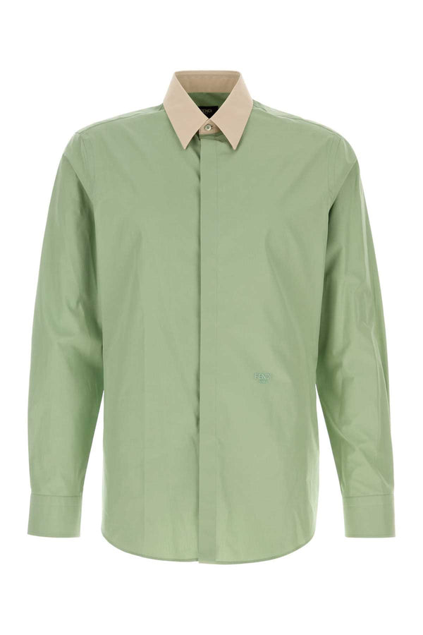 Fendi 100% Cotton shirt in green