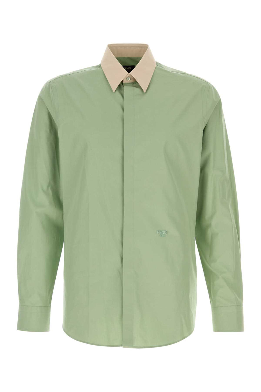 Fendi 100% Cotton shirt in green