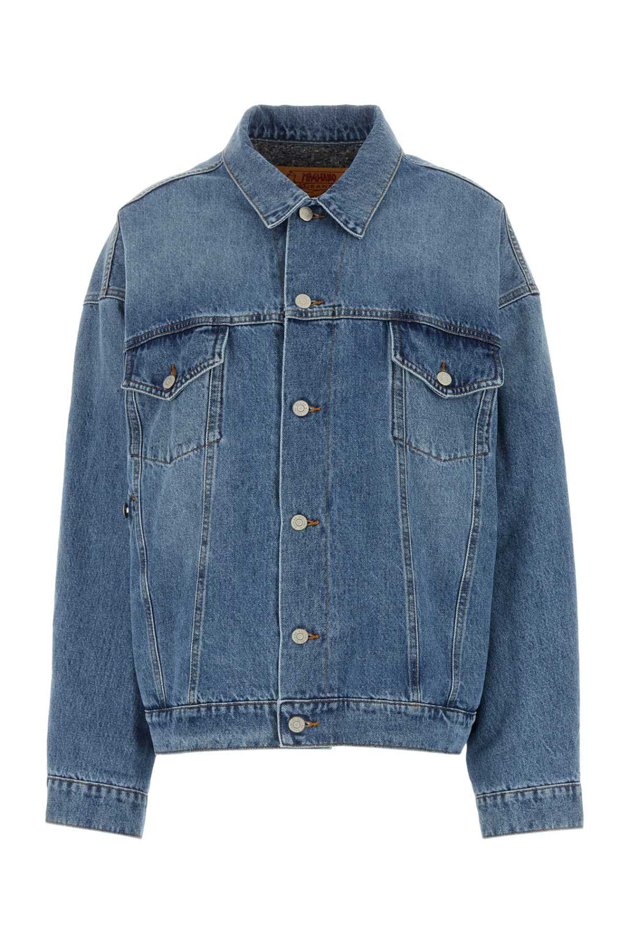 Magliano Denim Exterior: 100% Cotton. Lining: 100% Cotton denim jacket in blue