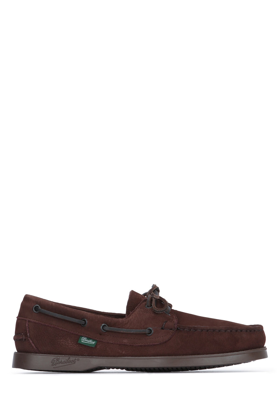 Paraboot Bull calf leather / rubber moccasin in brown