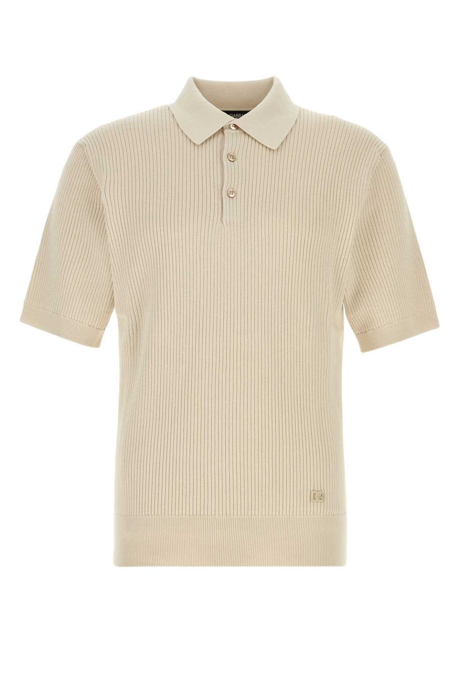 Dolce & Gabbana 100% Cotton polo in beige