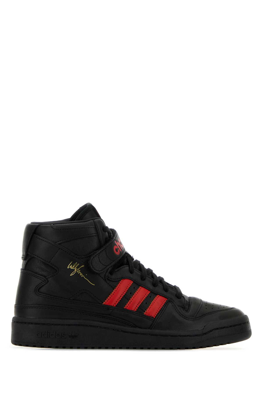 Adidas By Willy Chavarria Forum Exterior: 100% Leather sneaker in black