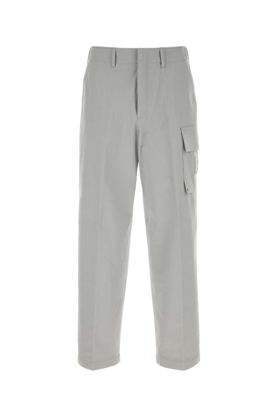Fendi 97% Cotton cargo pants in silver